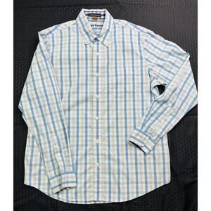 Tailor Vintage Long Sleeve Button-Down Shirt with Airotec Performance, Medium